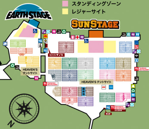 ひとりでいくRISING SUN ROCK FESTIVAL キャンプ 